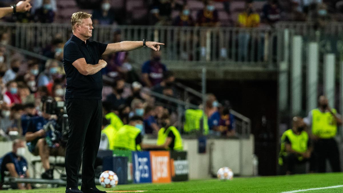 Ronald Koeman, técnico del FC Barcelona.