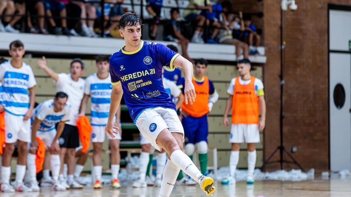 Pablo Ordóñez, durante un encuentro con el Málaga FS del pasado curso.