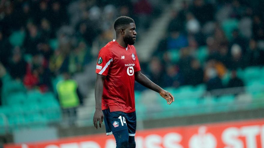 Samuel Umtiti se marcha lesionado en su último partido