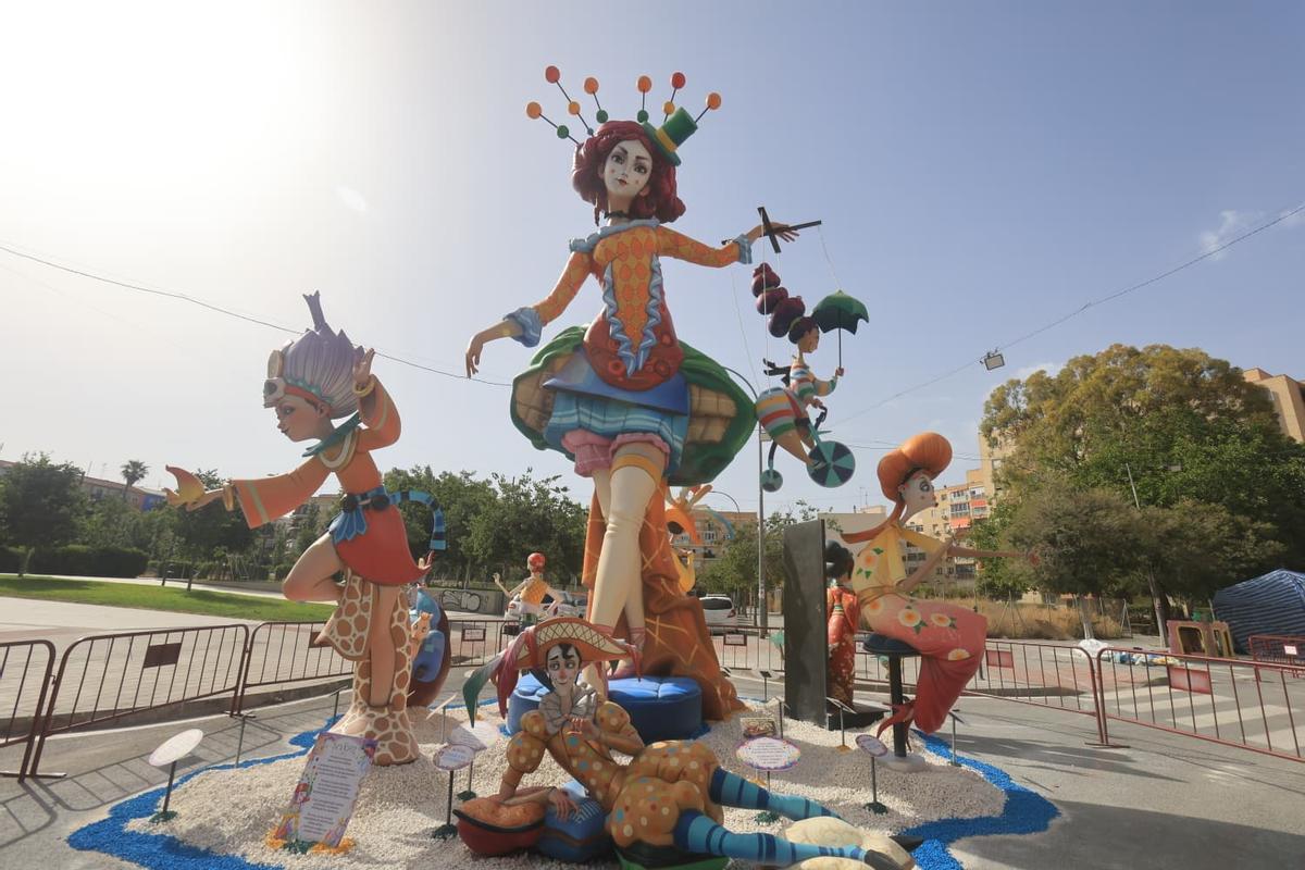 Primer premio de sexta categoría: hoguera Nou Alipark