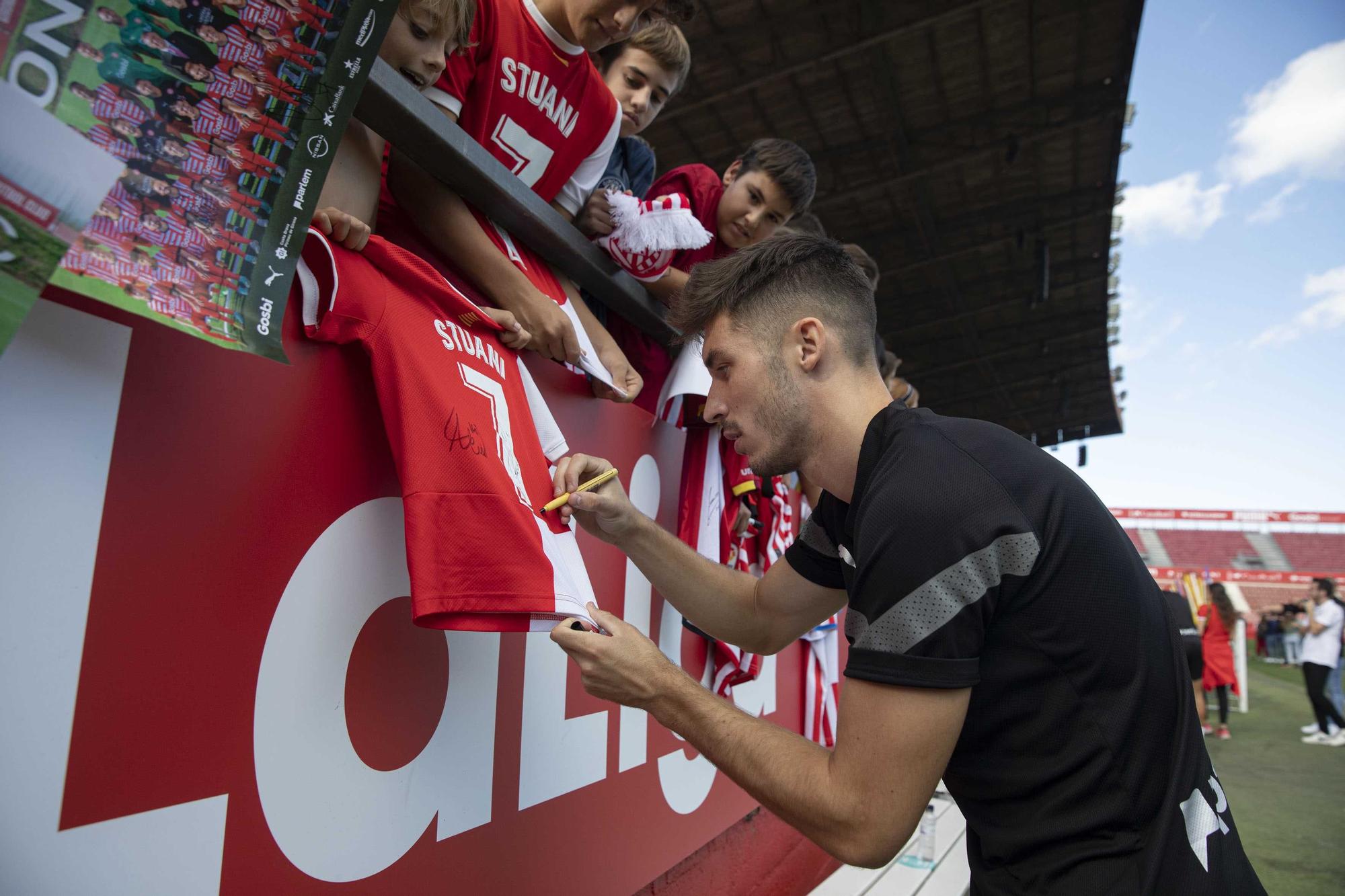 Entrenament obert del Girona FC a Montilivi per les Fires de Girona