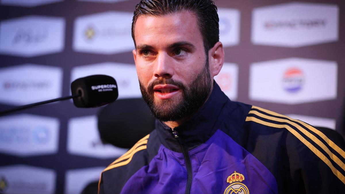 Nacho, capitán del Real Madrid, en la rueda de prensa previa a la Supercopa.