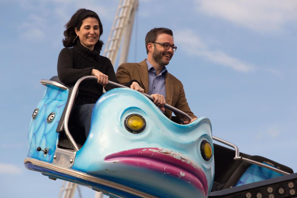 Los políticos van a la feria