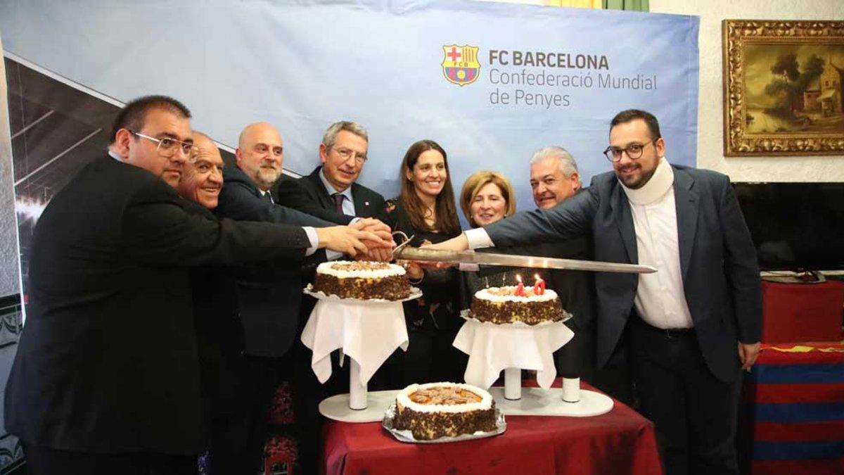 Pau Vilanova encabezó el corte del pastel conmemorativo