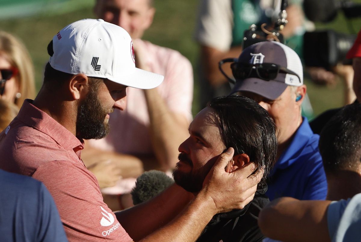El golfista marbellí Ángel Hidalgo, campeón del Open de España de golf