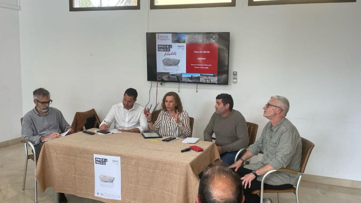 Silvia Colom en las jornades de Pidra en Seco a Fageca.