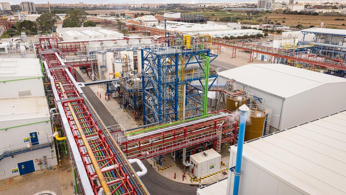 La nueva planta de producción de cloro de Covestro en Tarragona.
