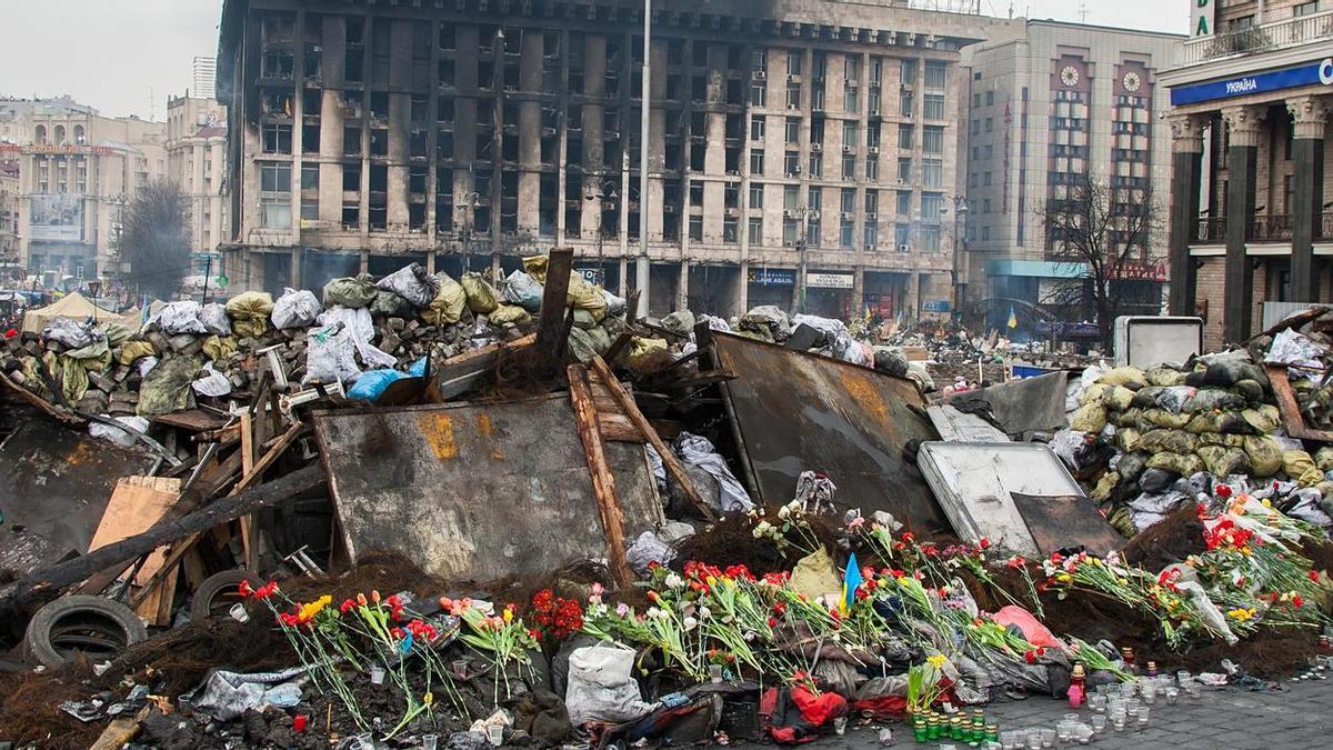 Los bombardeos contiuos a las ciudades ucranianas ponen en riesgo una gran cantidad de monumentos patrimoneiales.
