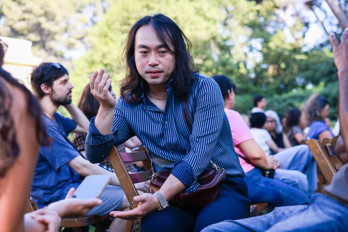 Mianjing Qin, estudiante de catalán