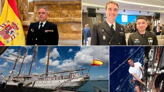 Los asturianos que hicieron el mismo crucero de formación que la Princesa Leonor en el buque de la Armada "Elcano"