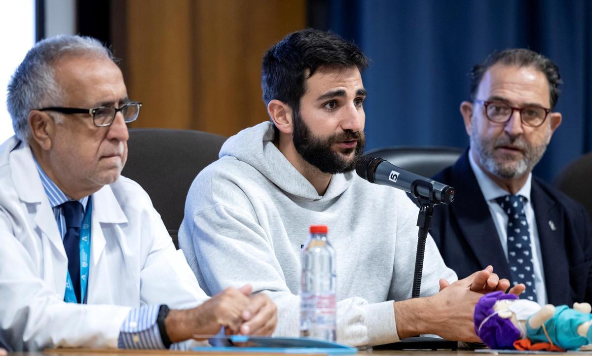 Ricky agradeció al centro las facilidades dadas para instaurar el programa