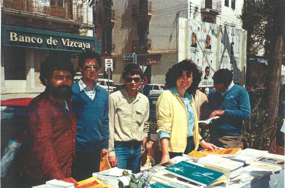 Celebración del Día del Libro en 1981.