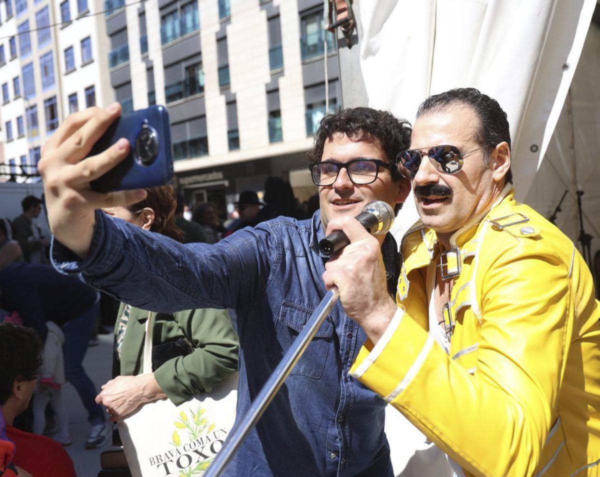 Un momento de la actuación de Fran García. | NOÉ PARGA