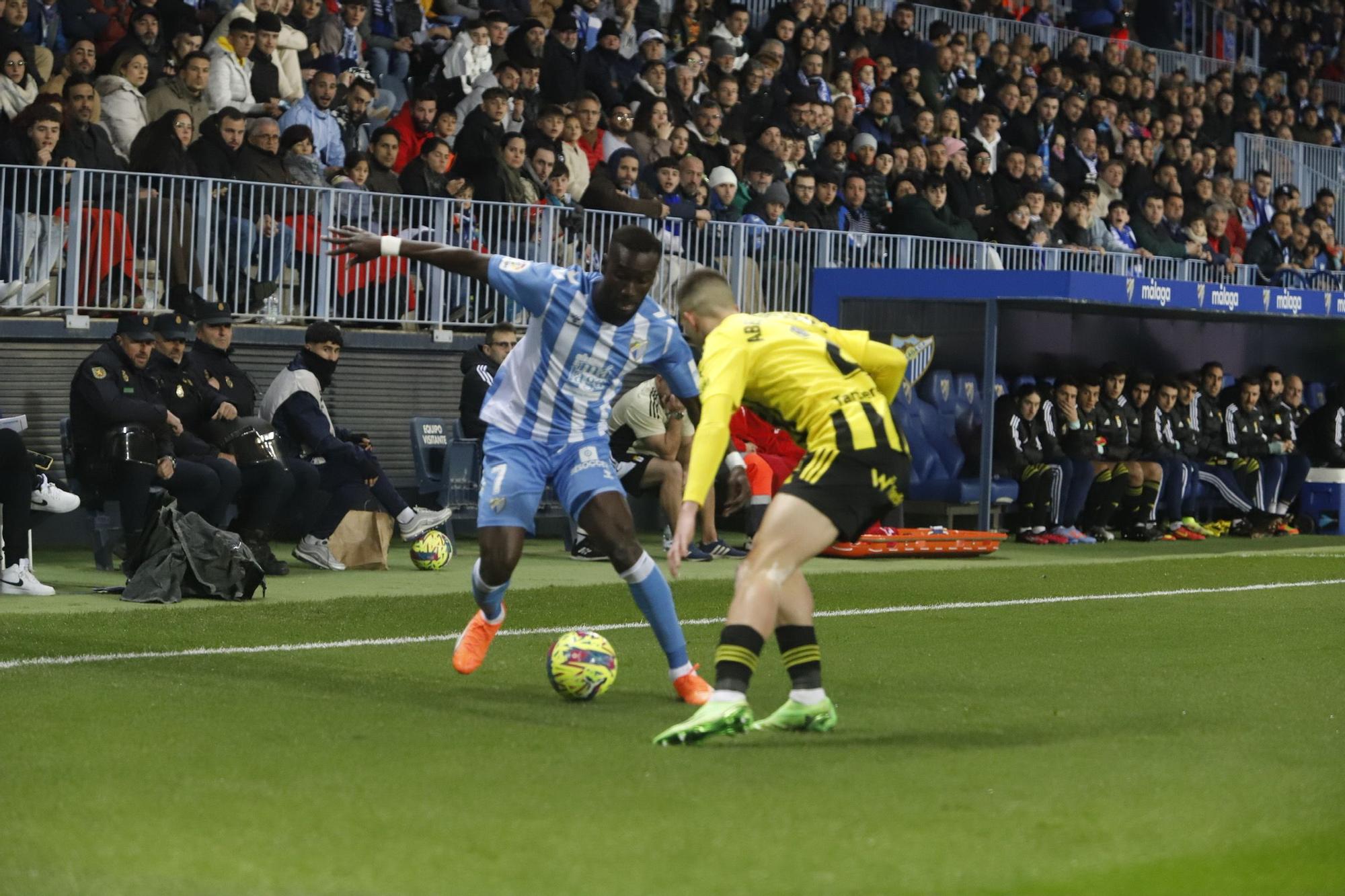 El Málaga CF - Real Oviedo, en imágenes