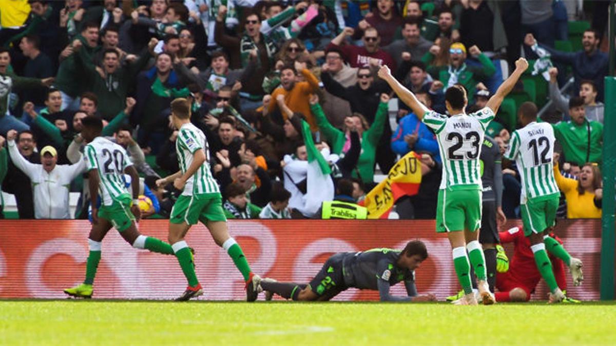 El Betis se reencontró con la victoria en el Villamarín