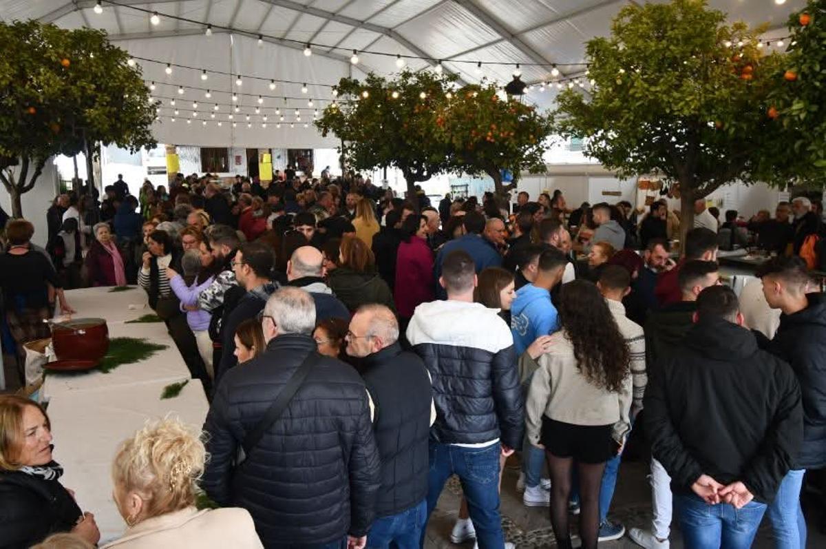 Anterior edición de la Feria Gastronómica y Cultural 'Hinojá de Algatocín