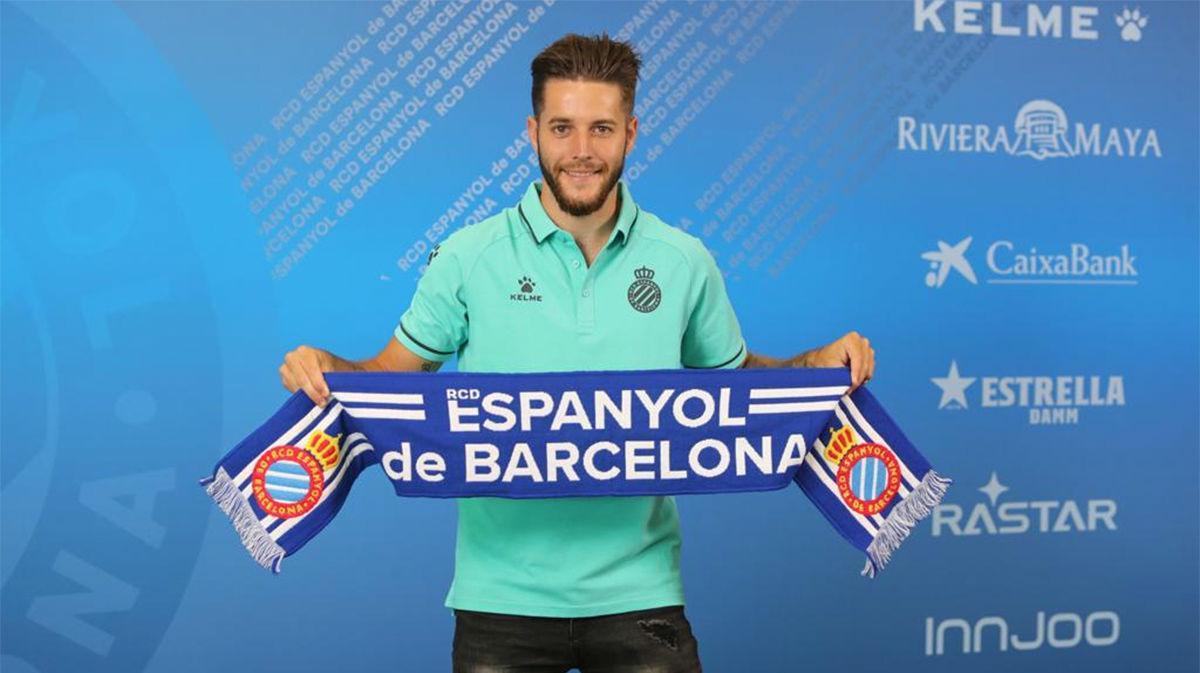 Miguelón, presentado como nuevo jugador del Espanyol