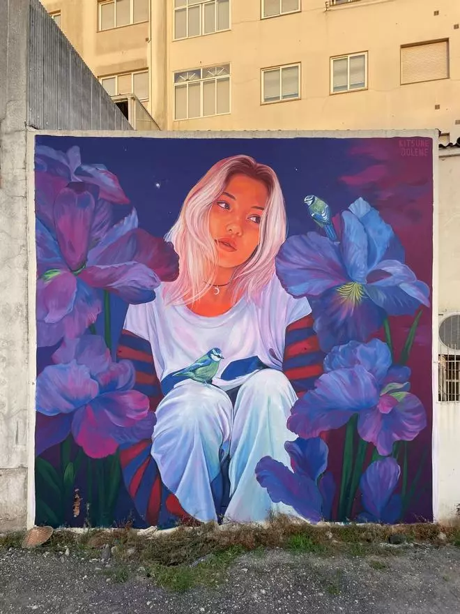 Así es el mural de Ordes que compite por ser el mejor del mundo