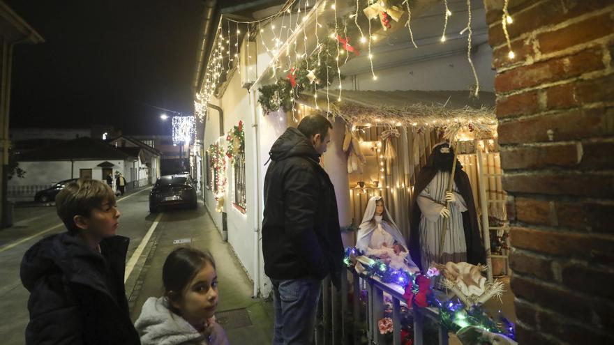 Guillén Lafuerza, el barrio ovetense que más brilla en Navidad