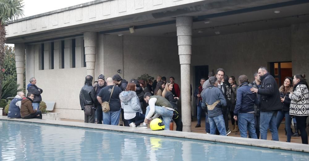 Funeral de Germán Luaces, último vecino de Cíes