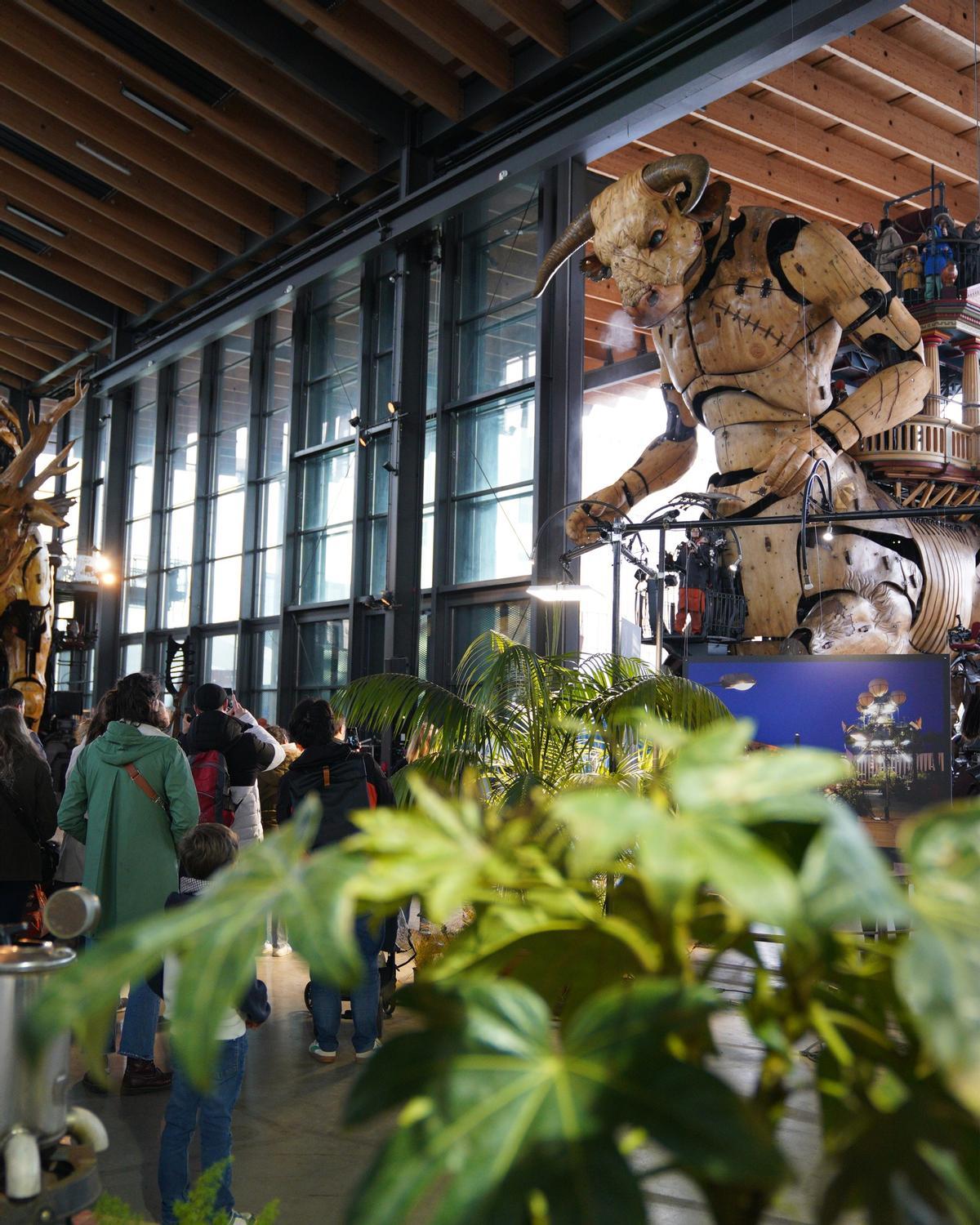 Una de las máquinas que se pueden ver en el espectáculo de Halle de La Machine