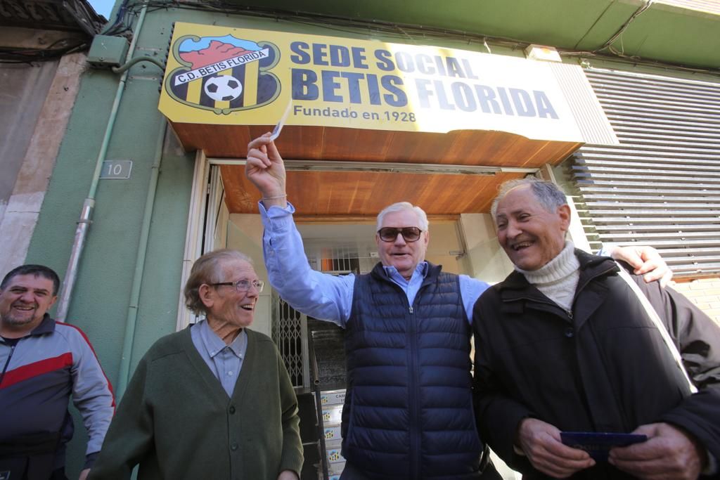 El Betis Florida, agraciado con parte de un cuarto premio de la Lotería de Navidad