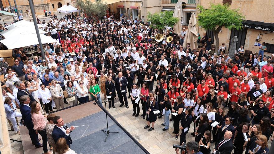 Unos 700 músicos participan en un encuentro de bandas en Santanyí