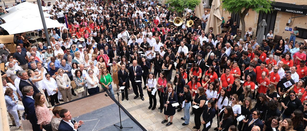 Unos 700 músicos participan en un encuentro de bandas en Santanyí