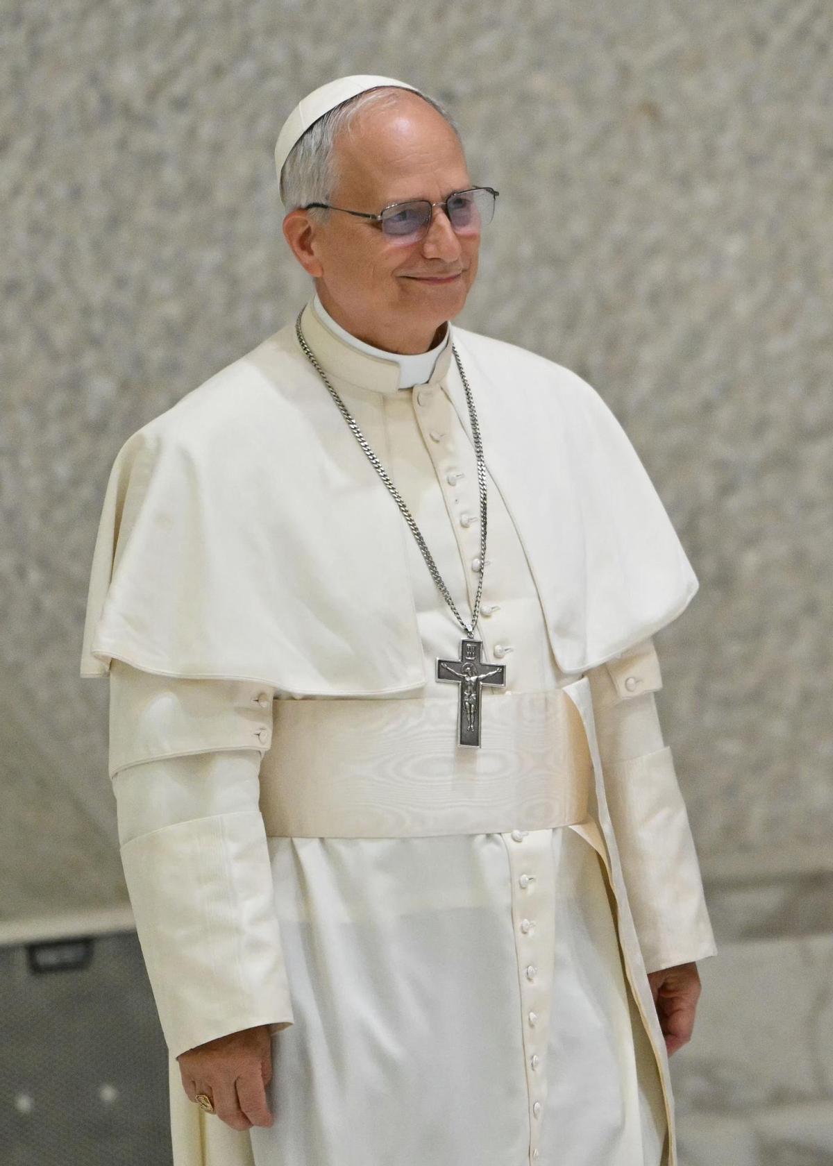 El papa León XIV se reúne con los periodistas en El Vaticano