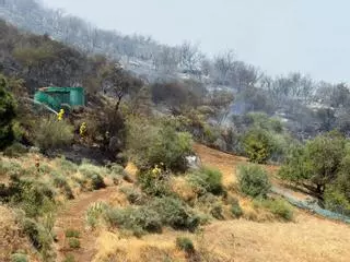 Fotos de última hora del incendio de Cazadores (14/09/2026).