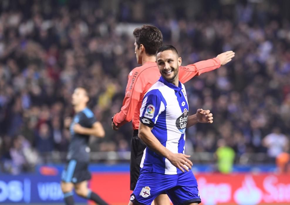 El Deportivo firma una gran victoria en Riazor y sale de puestos de descenso.