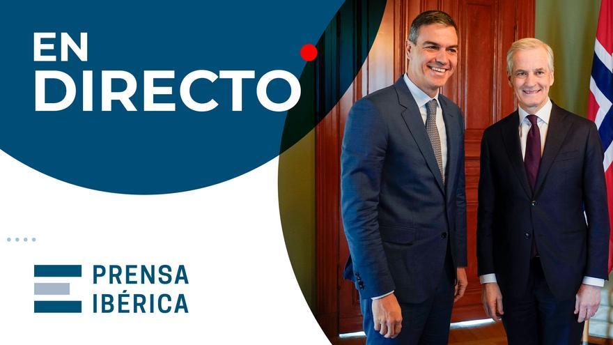 DIRECTO | Rueda de prensa de Sánchez y el primer ministro de Noruega