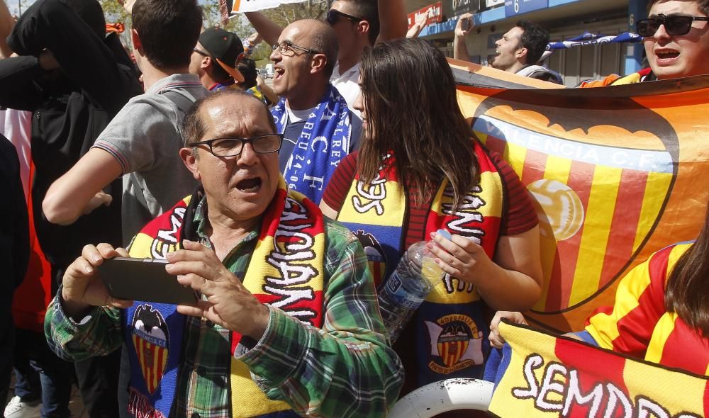 La afición del Valencia no falla en Getafe