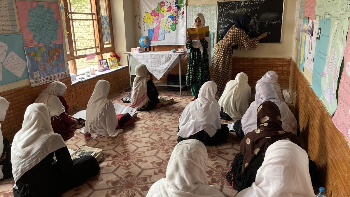 Escuela para niñas en Kabul.