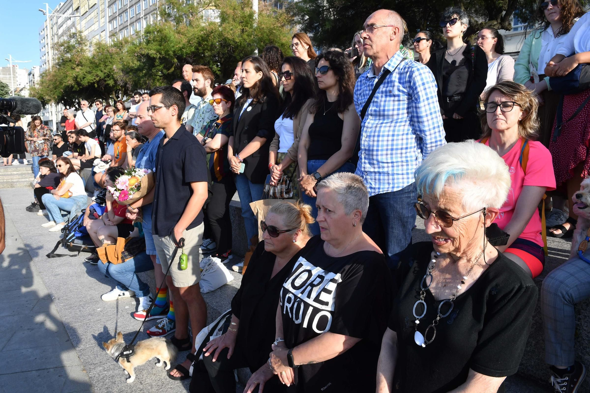 Homenaje en A Coruña a Samuel Luiz dos años después del crimen: "No podemos olvidar lo que pasó"