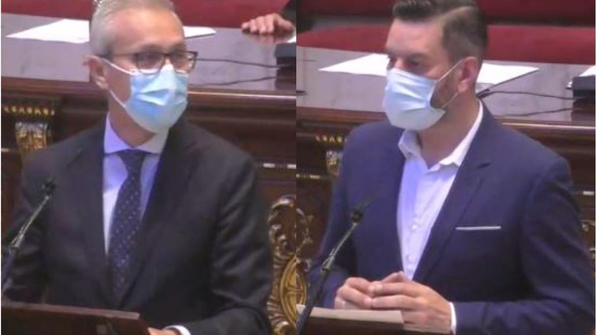 Ballester y Galiana, durante sus intervenciones