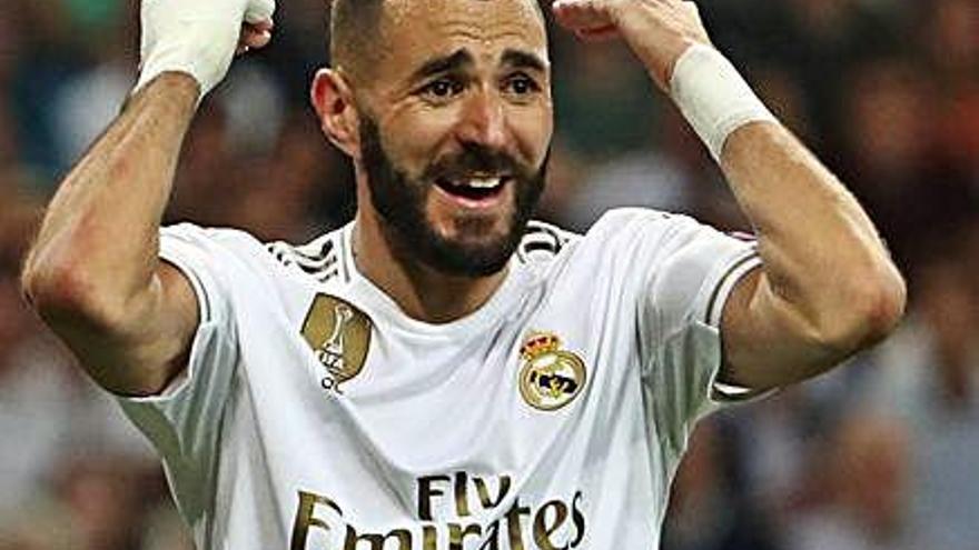 El Reial Madrid posa les seves esperances ofensives en Benzema