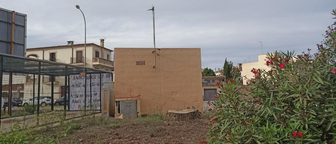 La zona de los depósitos de agua potable de Artà.