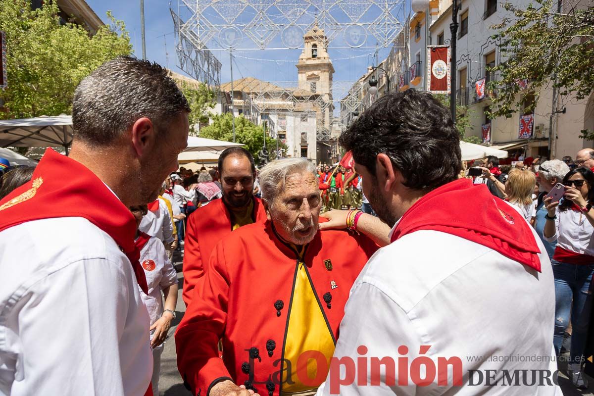 Moros y Cristianos en la mañana del dos de mayo en Caravaca