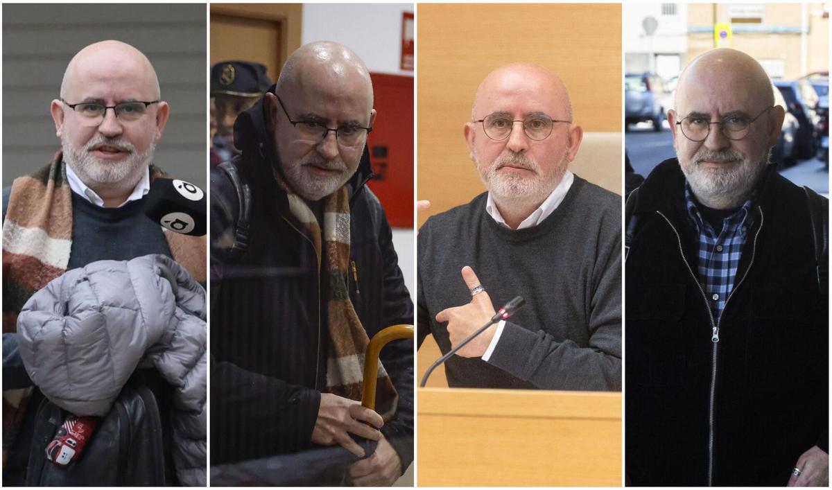 El subdirector de Emergencias, Jorge Suárez, en sus diferentes comparecencias por la dana