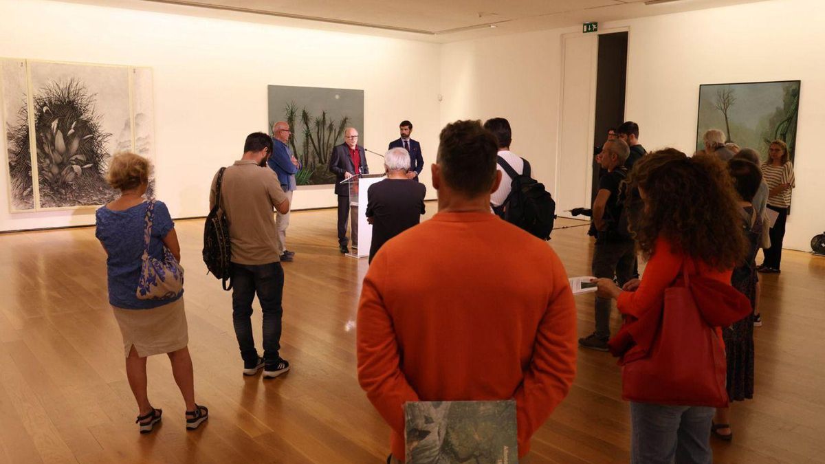 Alfonso Galván presenta su obra junto a Miguel Fernández-Cid y Gorka Gómez.