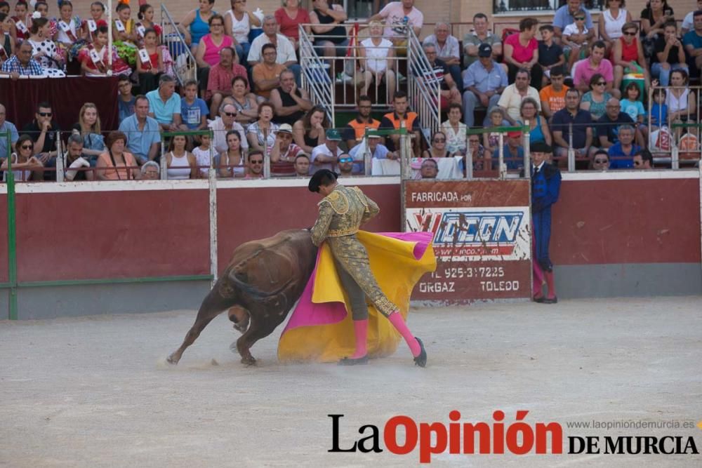 Primera novillada en Blanca