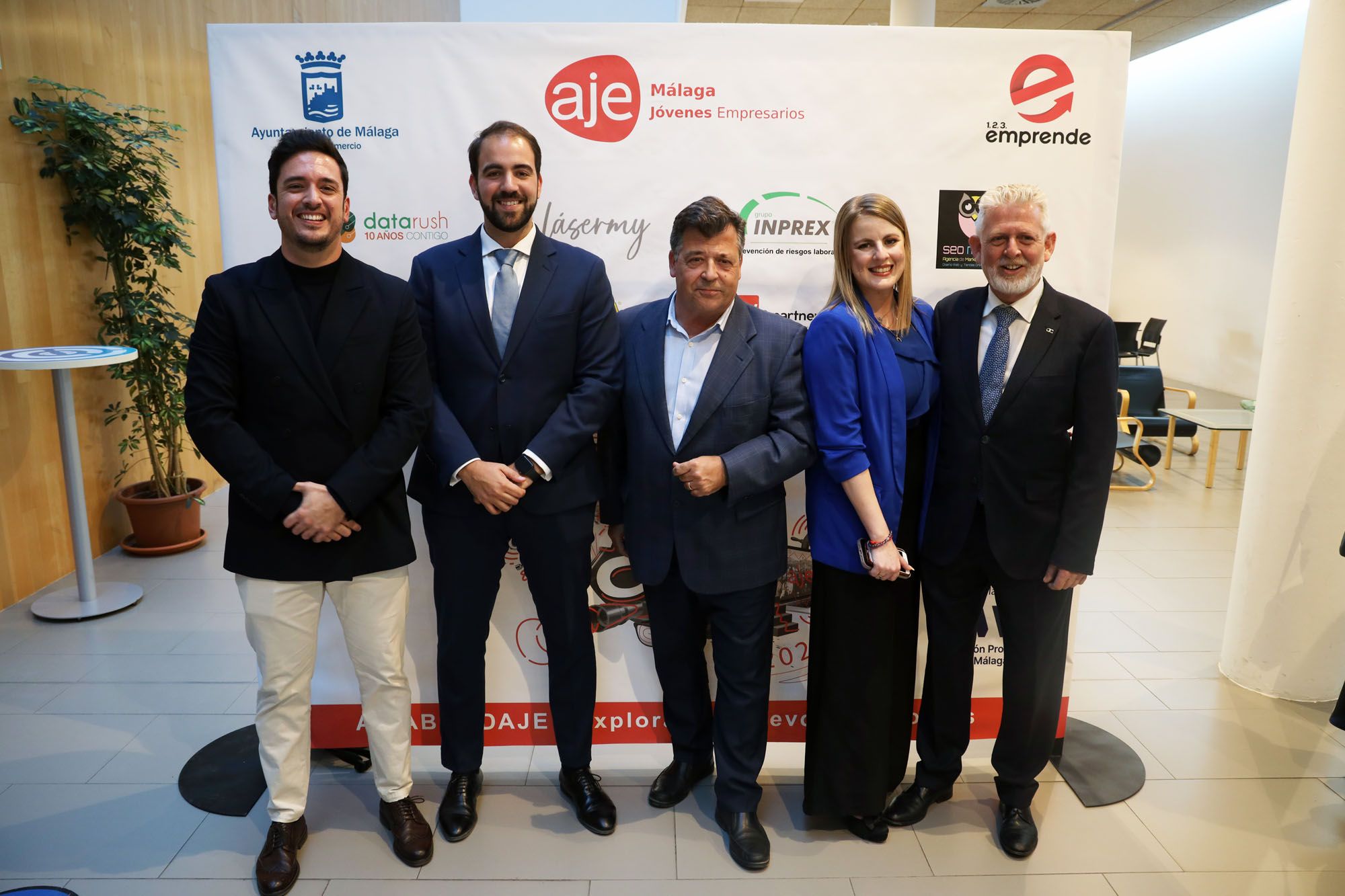 La gala de entrega de los premios AJE Málaga 2023, en imágenes