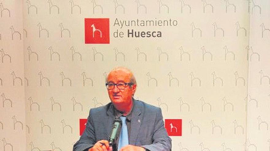 José María Romance, responsable de Hacienda del Ayuntamiento de Huesca.