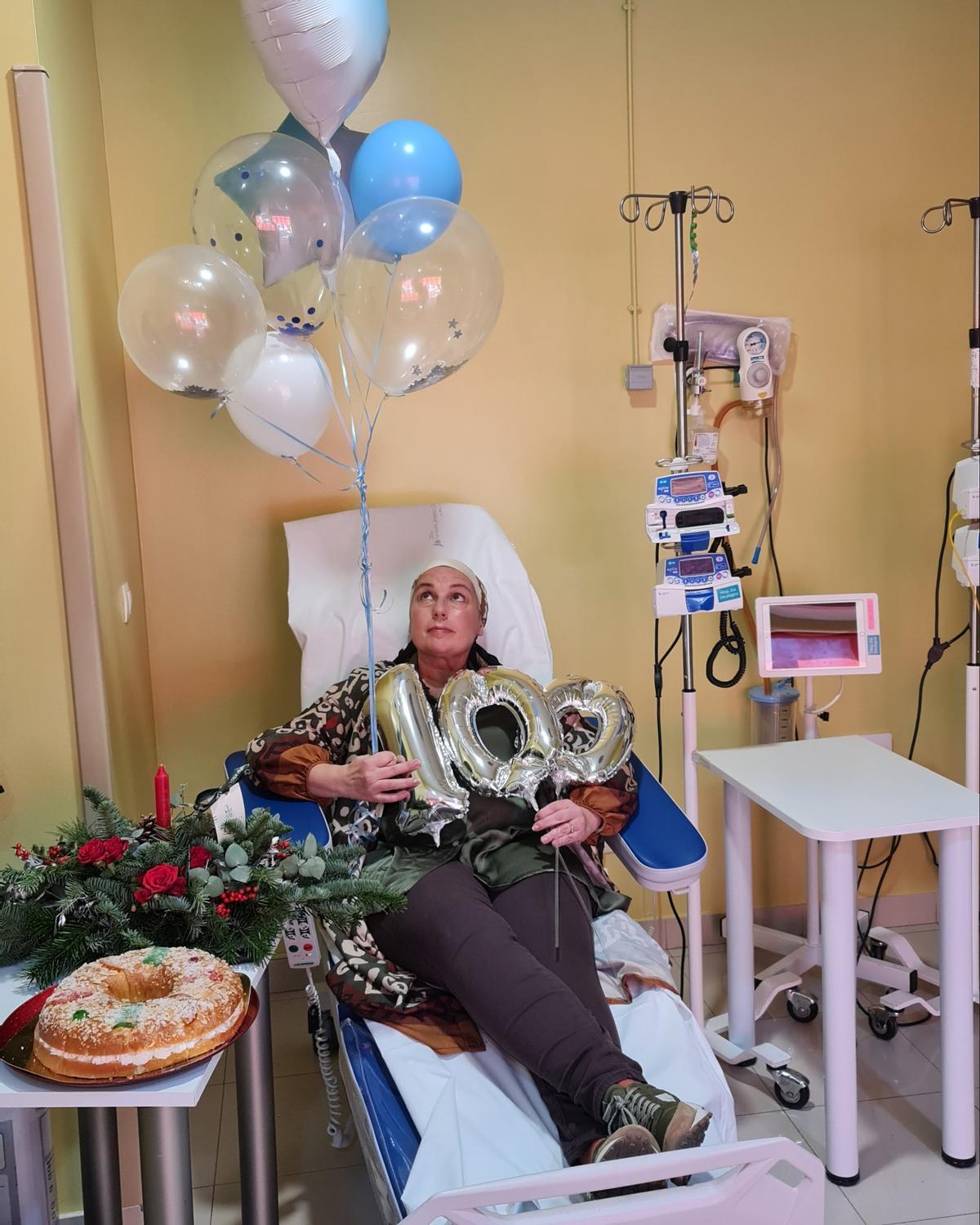 Inma Escriche, paciente de cáncer: Llevo 102 sesiones de quimio, soy un milagro con patas