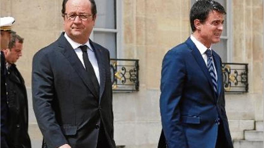 Hollande i Valls es van mostrar favorables a la prohibició de determinades manifestacions.