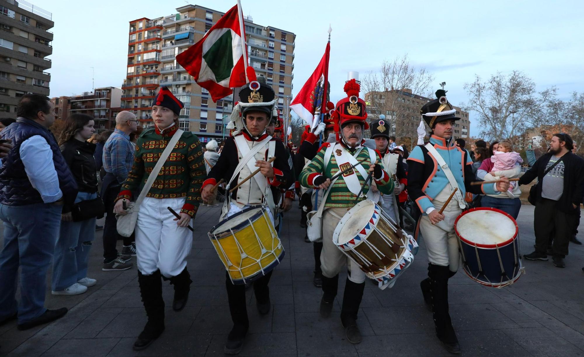 Zaragoza se engalana para recrear los Sitios de 1808