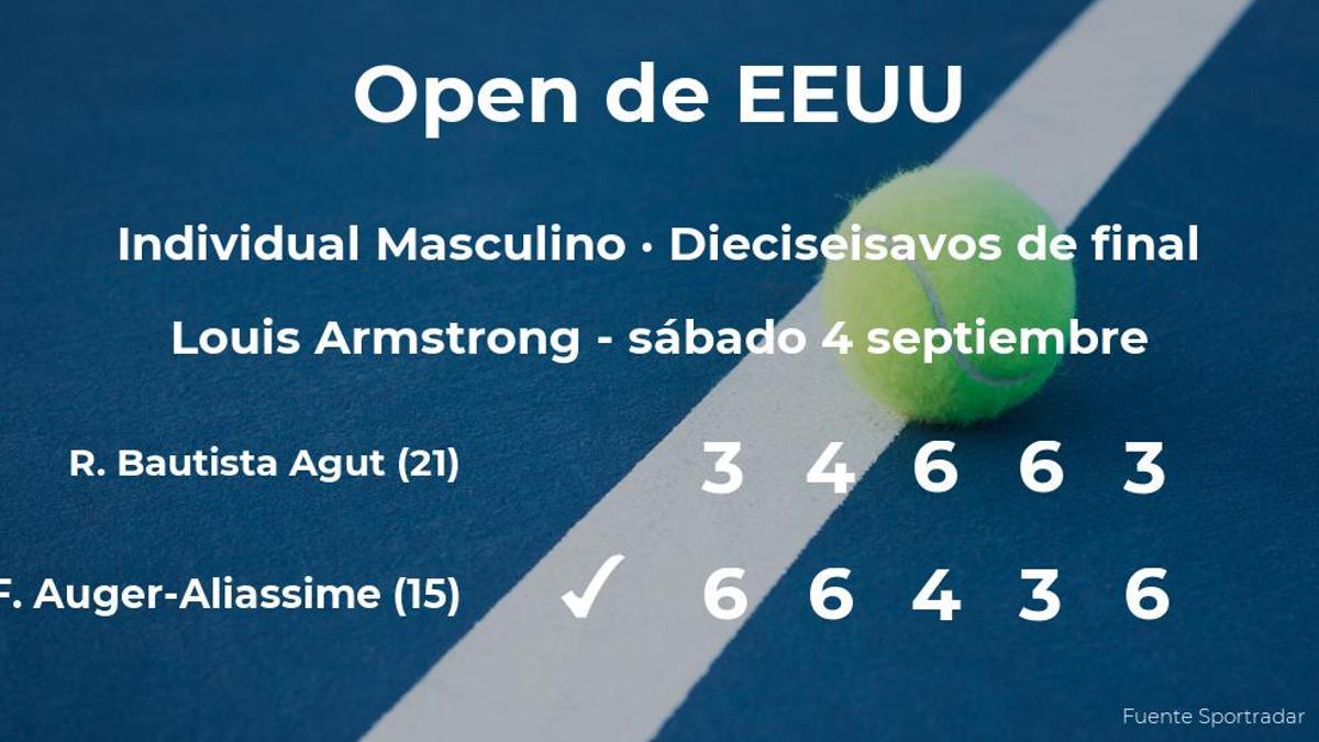 El tenista Roberto Bautista Agut cae eliminado en los dieciseisavos de final del US Open