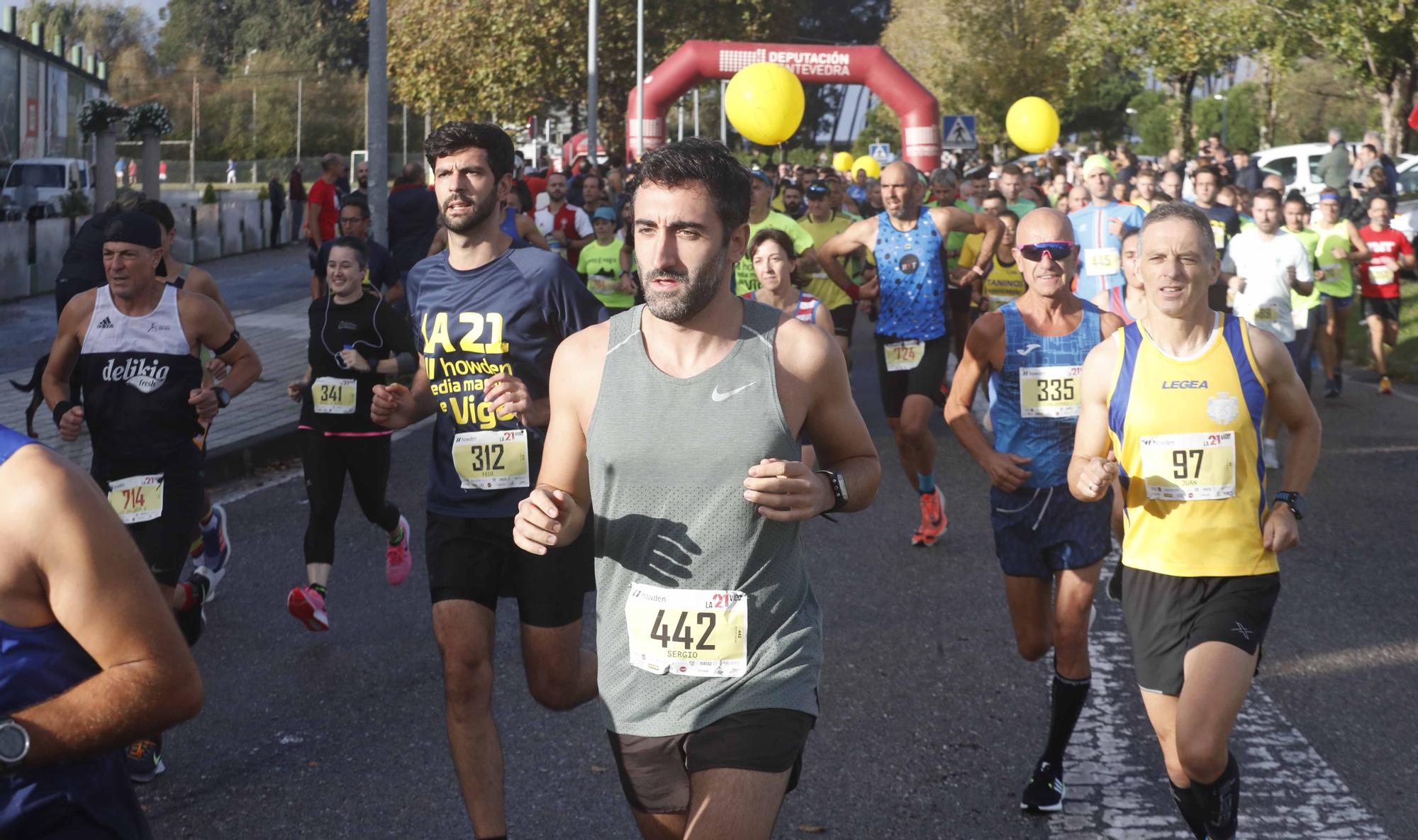 Saad Slimani y Esther Valiño conquistan la Medio Maratón de Vigo