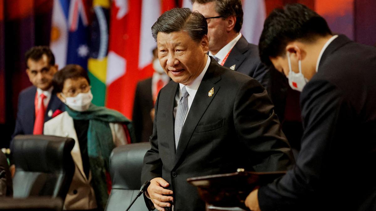FILE PHOTO: China's Xi Jinping at G20 summit in Bali